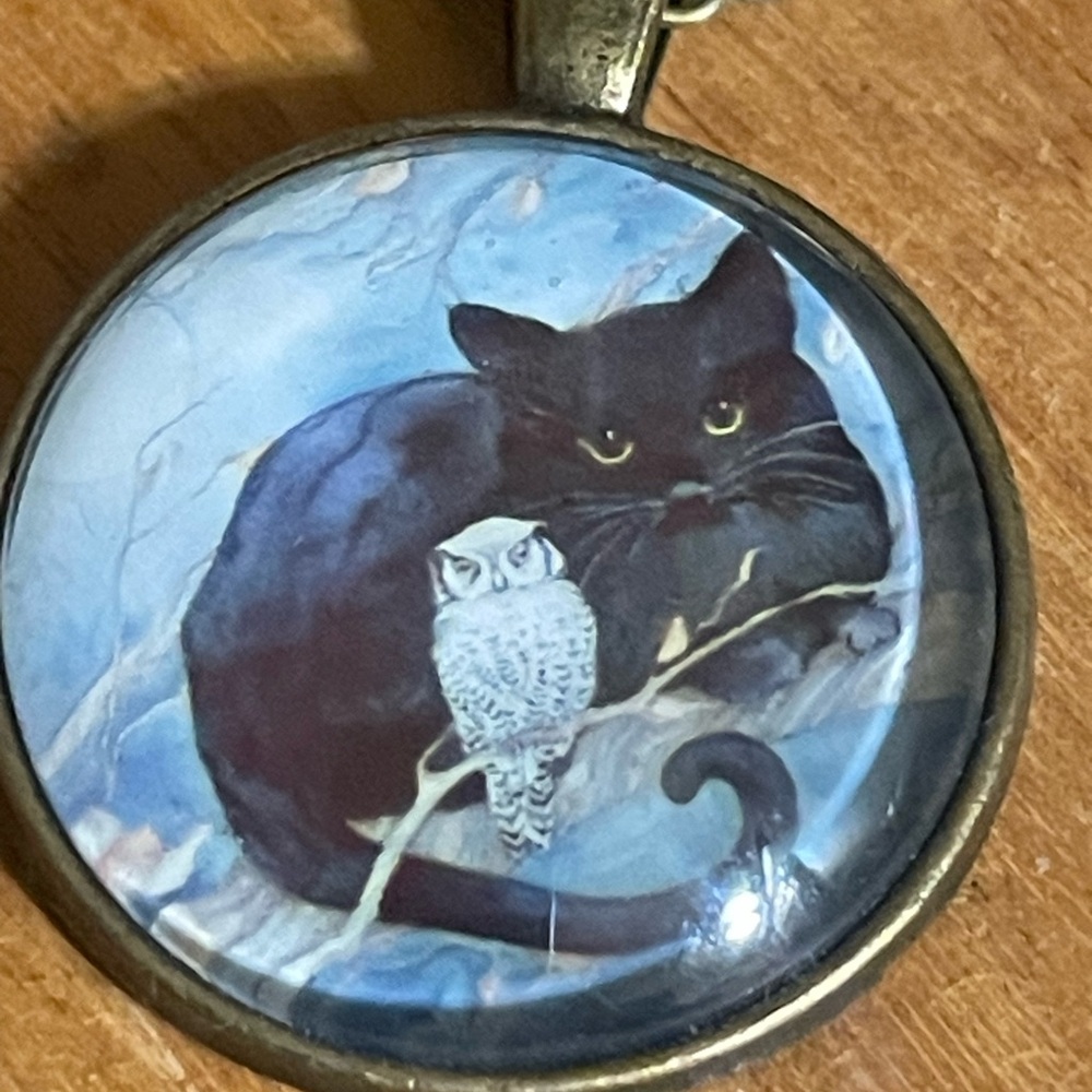 New cat/bird Necklace